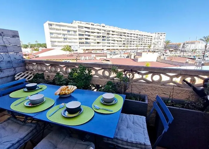 شقة Le Chrystina - T2 Au Port Avec Terrasse Vue - Parking Wifi Clim