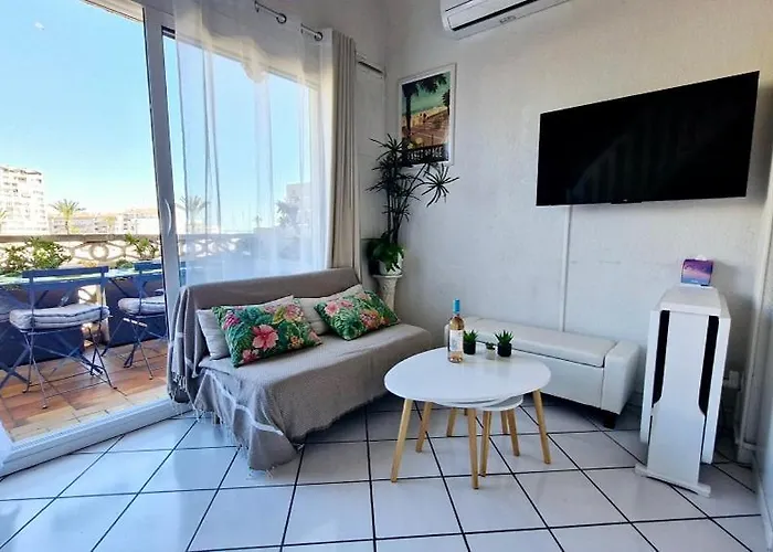 شقة Le Chrystina - T2 Au Port Avec Terrasse Vue - Parking Wifi Clim *